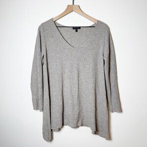 Eileen Fisher Womens Sweater 100% Wool Pullover V-Neck Size M